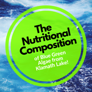The nutritional composition of Blue Green Algae