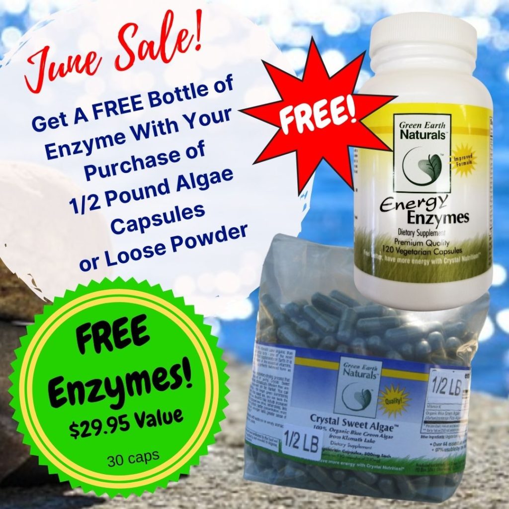 blue green algae sale June