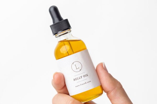 Belly Oil, Natural Stretch Marks Oil, Pregnancy Skin Care - Image 2