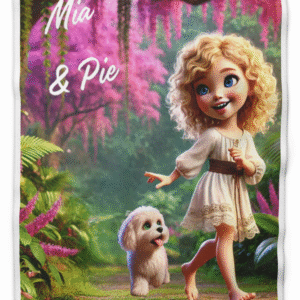 Kids Flannel Cozy Blanket Mia & Pie