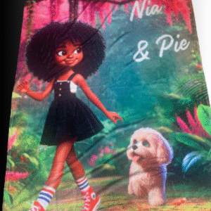 Kids Flannel Cozy Blanket Nia & Pie