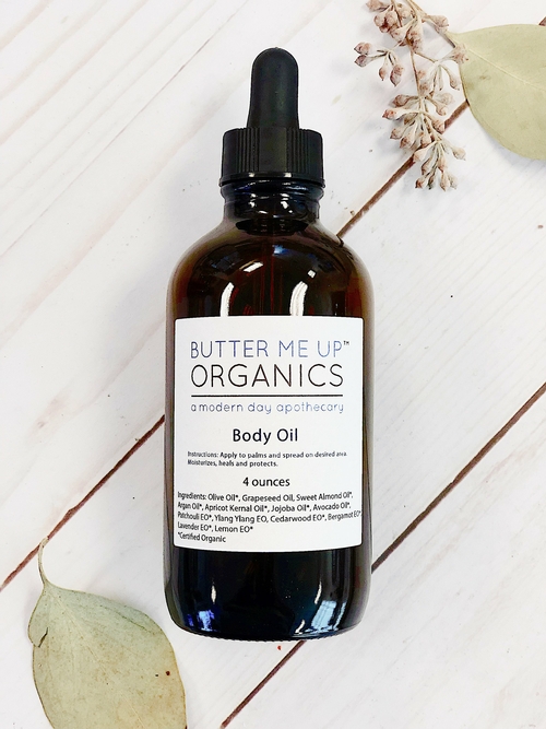 Organic Body Oil / Body Oil / Moisturizer / Organic Oils / Dry Skin - Image 2