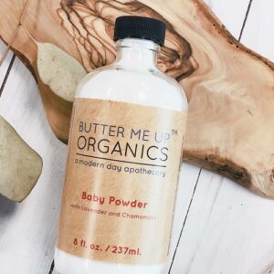 Organic Baby Powder / Talc Free / Cloth Diaper Safe / Refill